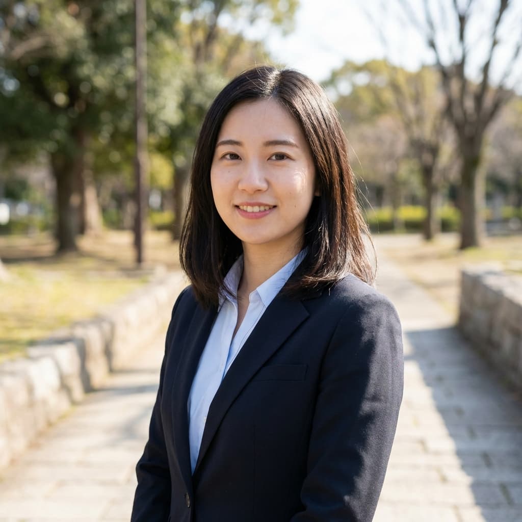 Original female passport photo example